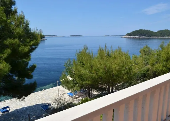 In Karbuni With Sea View, Terrace, Air Conditioning, W-lan 3609-4 아파트 Blato (Korcula)