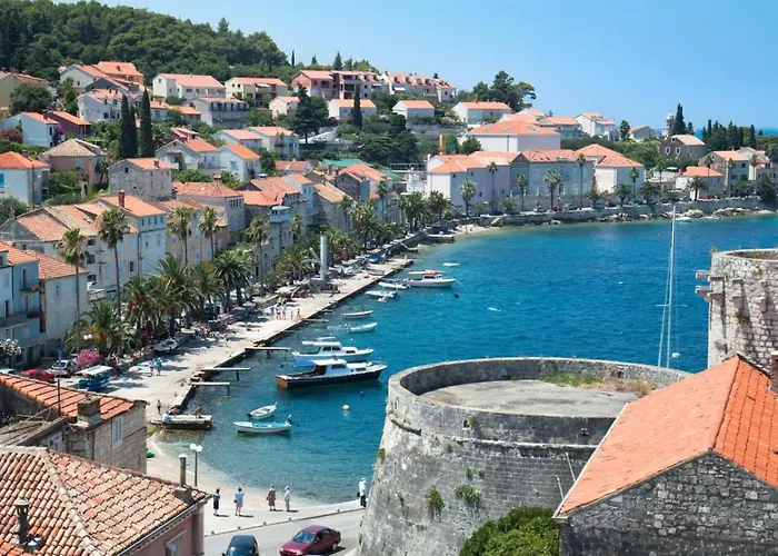 In Karbuni With Sea View, Terrace, Air Conditioning, W-lan 3609-4 Blato (Korcula)